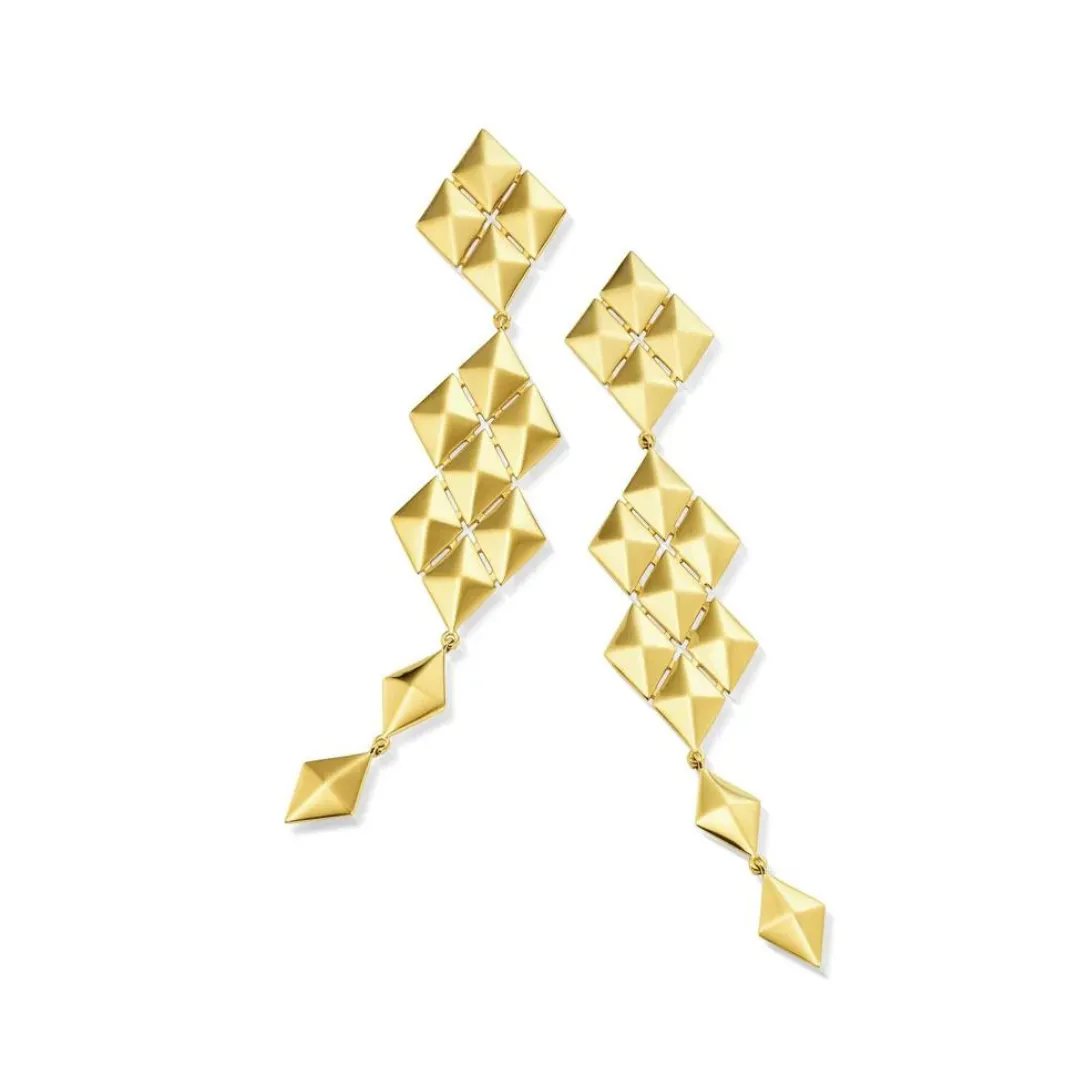 Python Symmetrical Drop Earrings sold by The Jewelry Edit product image thumbnail 2