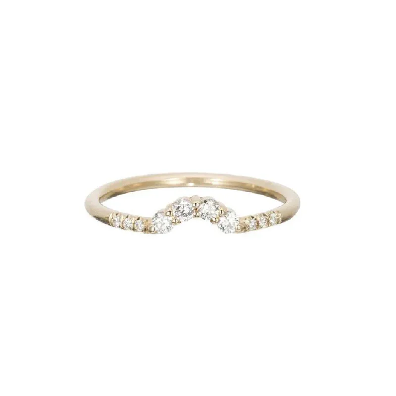 Diamond Arch Ring sold by The Jewelry Edit