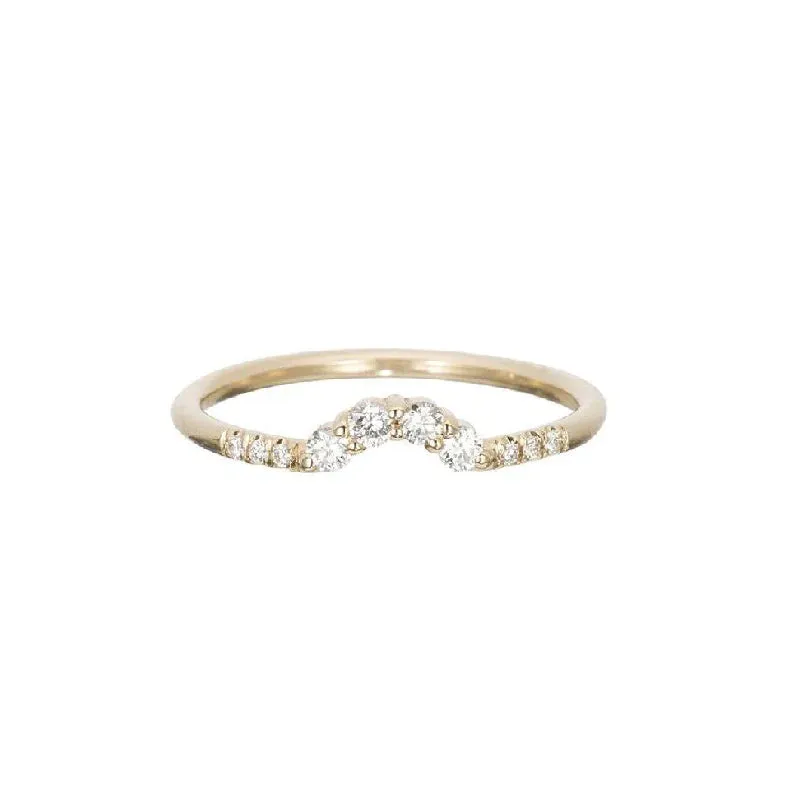 Diamond Arch Ring sold by The Jewelry Edit