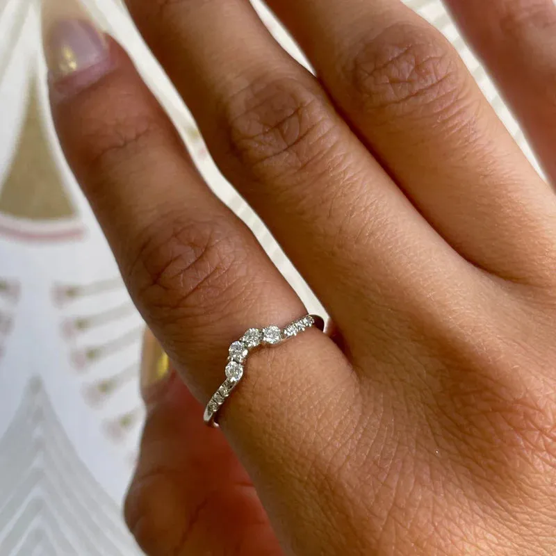 Diamond Arch Ring sold by The Jewelry Edit product image thumbnail 4