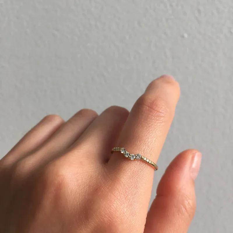Diamond Arch Ring sold by The Jewelry Edit product image thumbnail 3