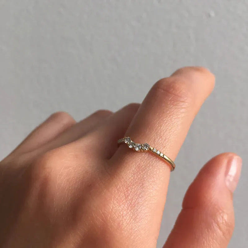 Diamond Arch Ring sold by The Jewelry Edit product image thumbnail 2
