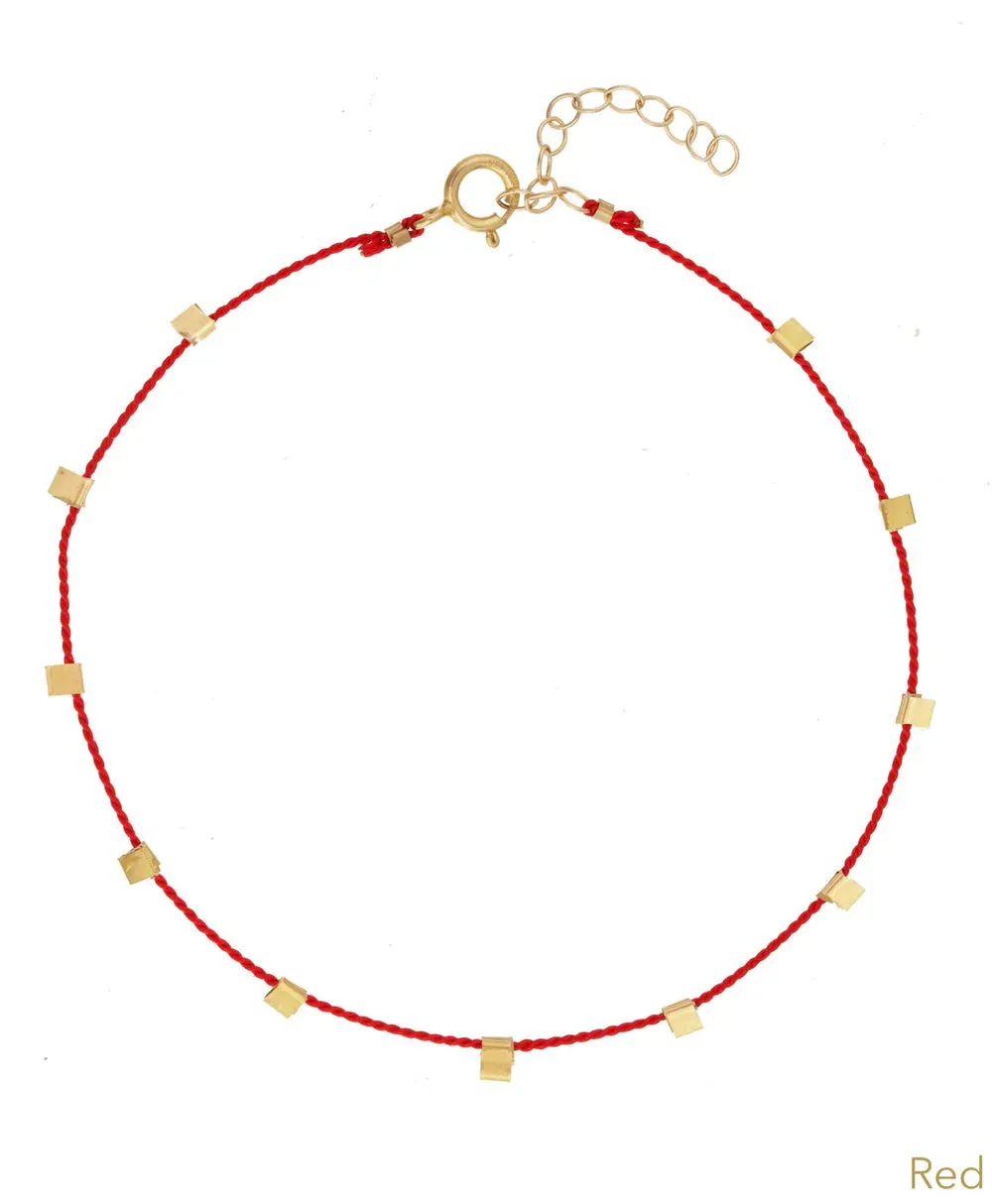 Hilo Bracelet Red sold by The Jewelry Edit