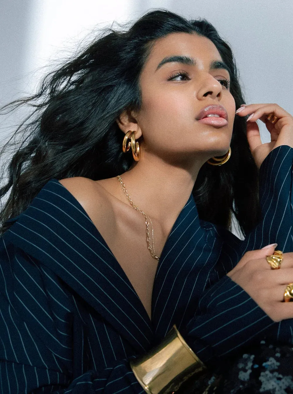 Orbit Double Mini Hoops sold by The Jewelry Edit product image thumbnail 4