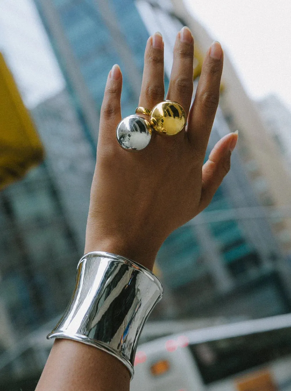 Hera Cuff 22k Gold Plated Bronze sold by The Jewelry Edit product image thumbnail 3