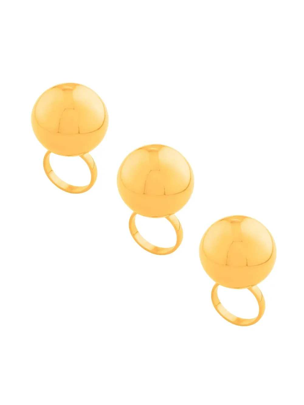 Bubble Ring 22k Gold Plated Bronze sold by The Jewelry Edit product image thumbnail 2