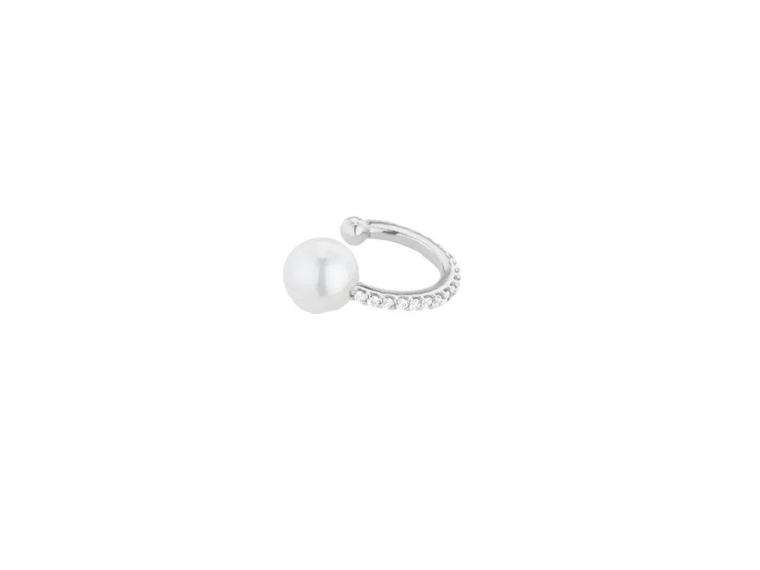 Pearl and Ball Ear Cuff sold by The Jewelry Edit product image thumbnail 2