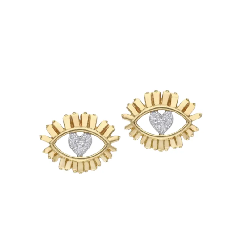 Lovely Eye Lashes Earrings sold by The Jewelry Edit