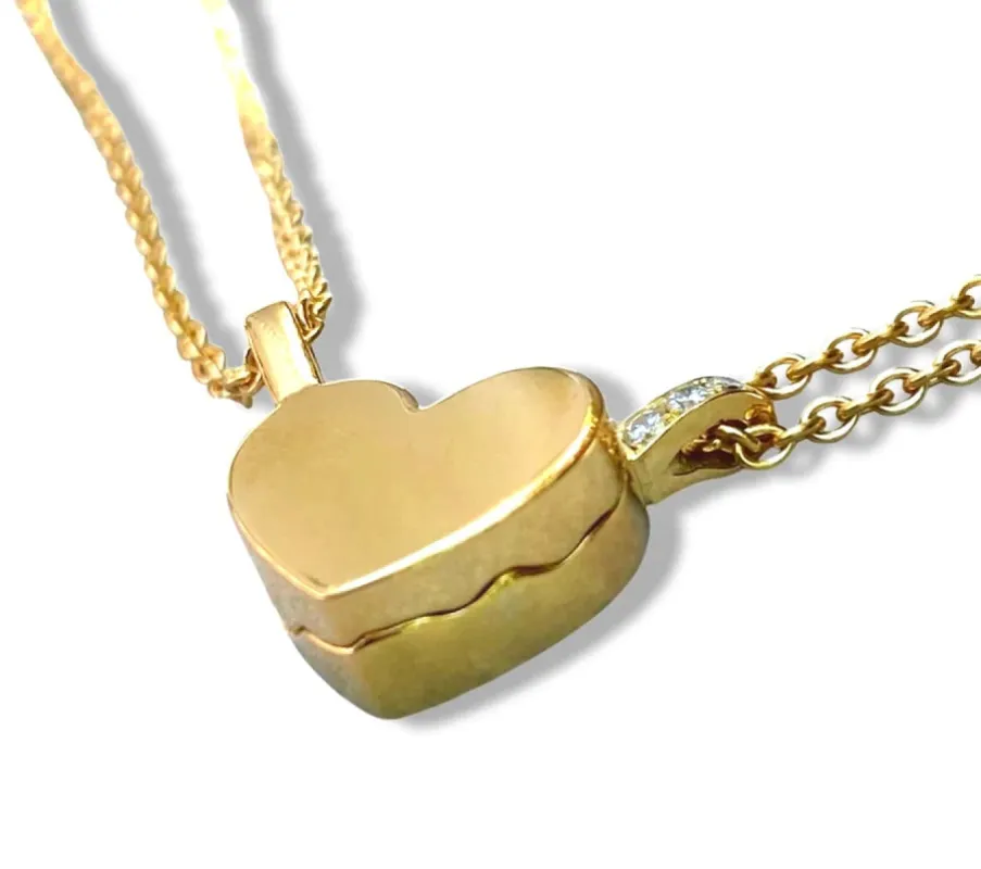 Love Love Heart Necklaces made by The Jewelry Edit
