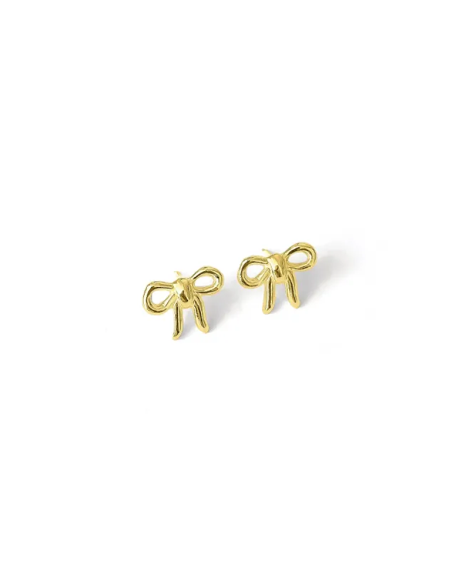 Maisie Earrings Gold Plated sold by The Jewelry Edit