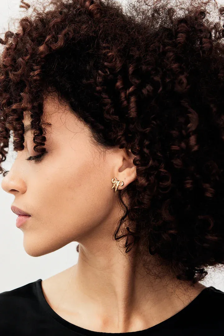 Maisie Earrings Gold Plated sold by The Jewelry Edit product image thumbnail 3