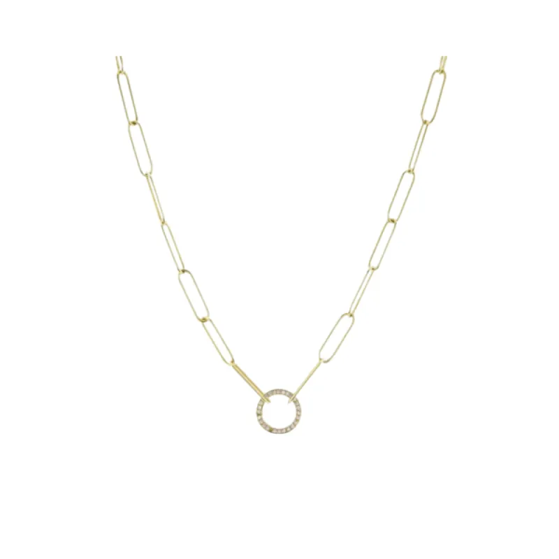 Diamond Charm Chain sold by The Jewelry Edit