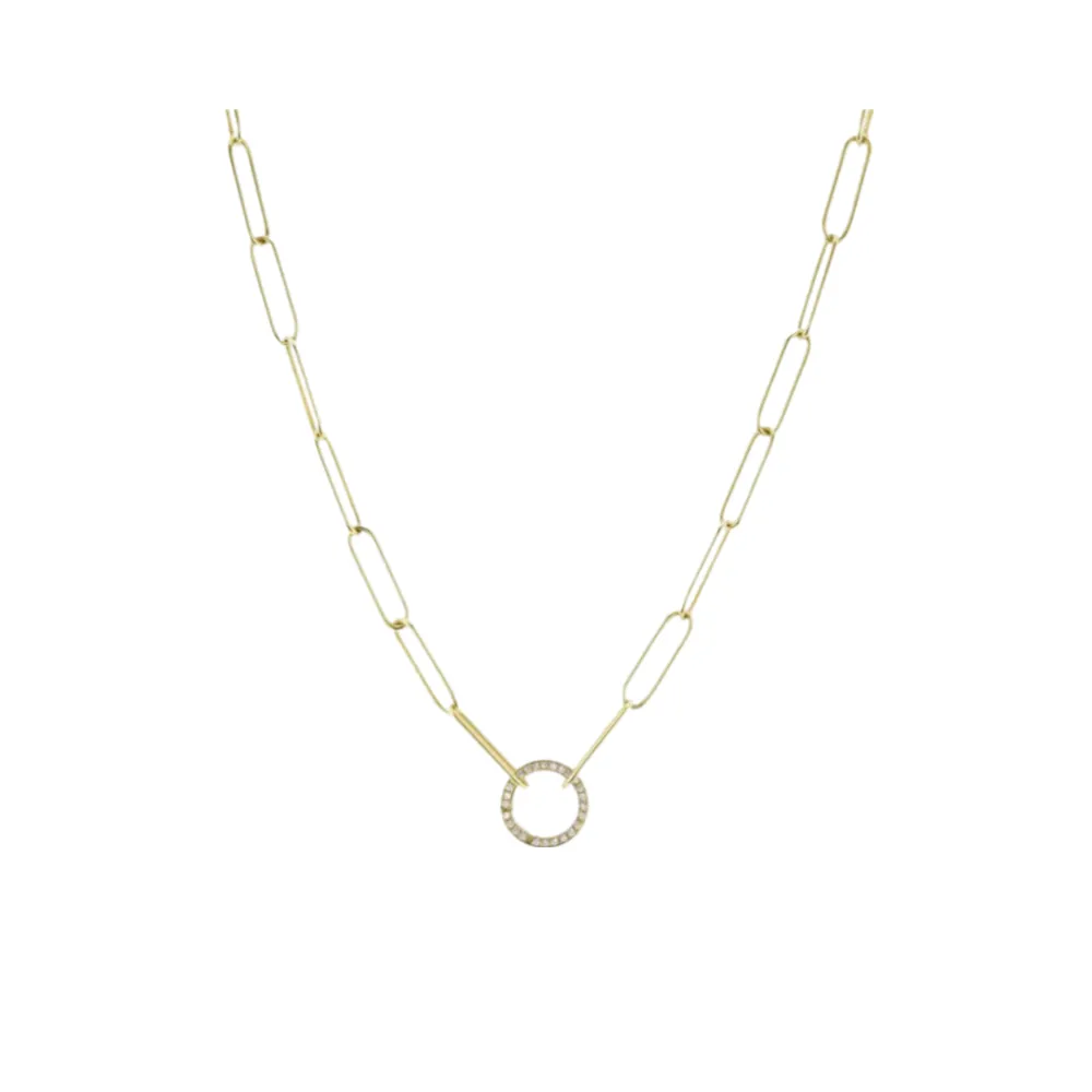 Diamond Charm Chain sold by The Jewelry Edit