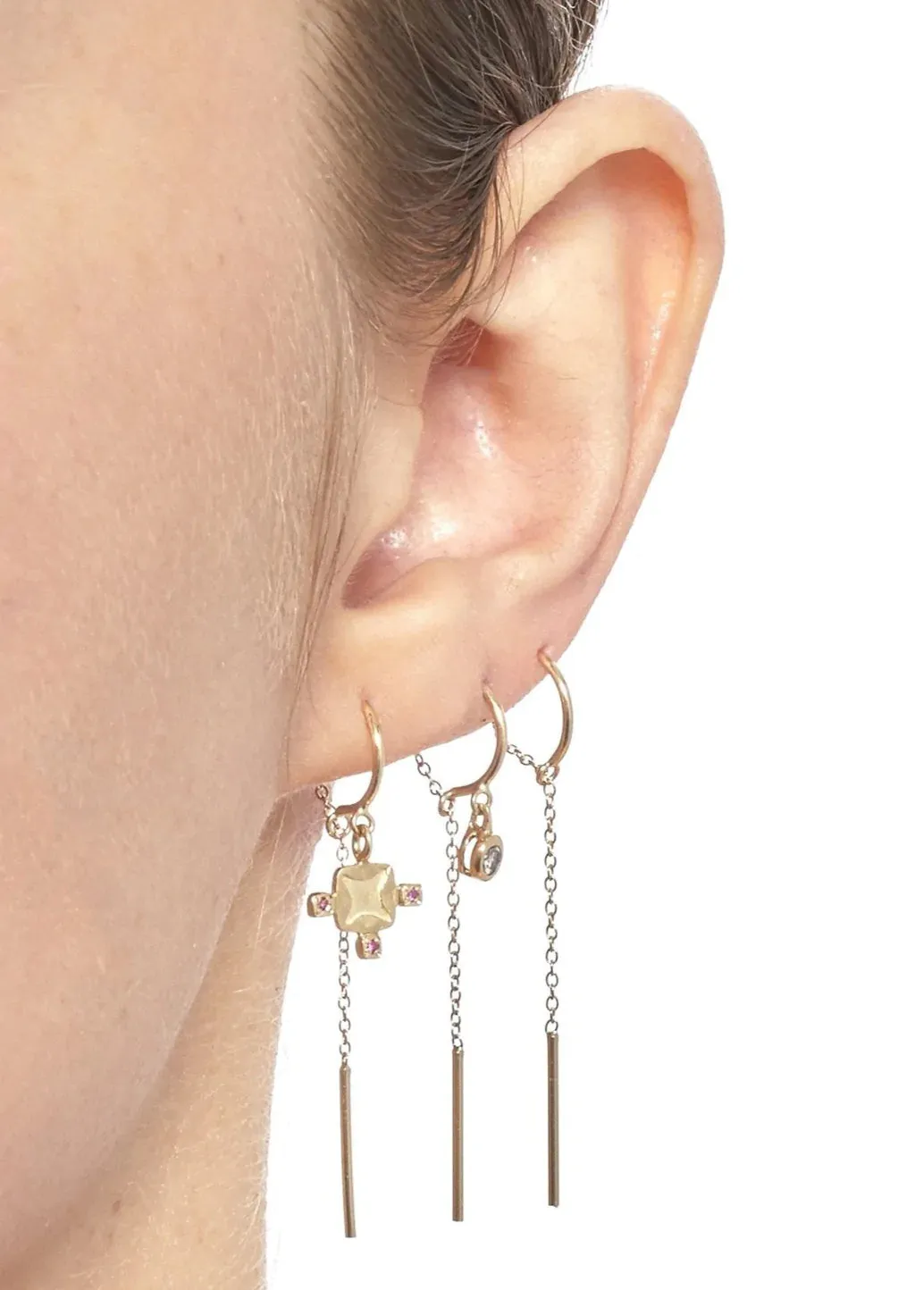Gold Threader (Single) sold by The Jewelry Edit product image thumbnail 2