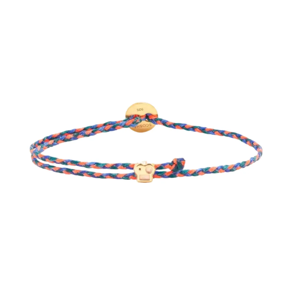Women's Signature Bracelet in Royal Forest and Neon Pink sold by The Jewelry Edit