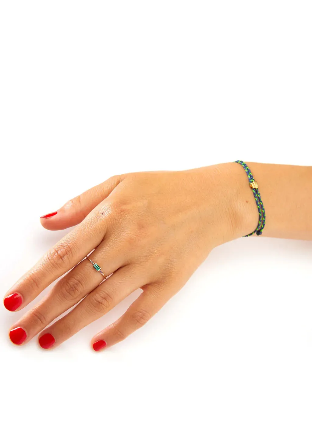 Women's Signature Bracelet in Indigo and Neon Green sold by The Jewelry Edit product image thumbnail 3