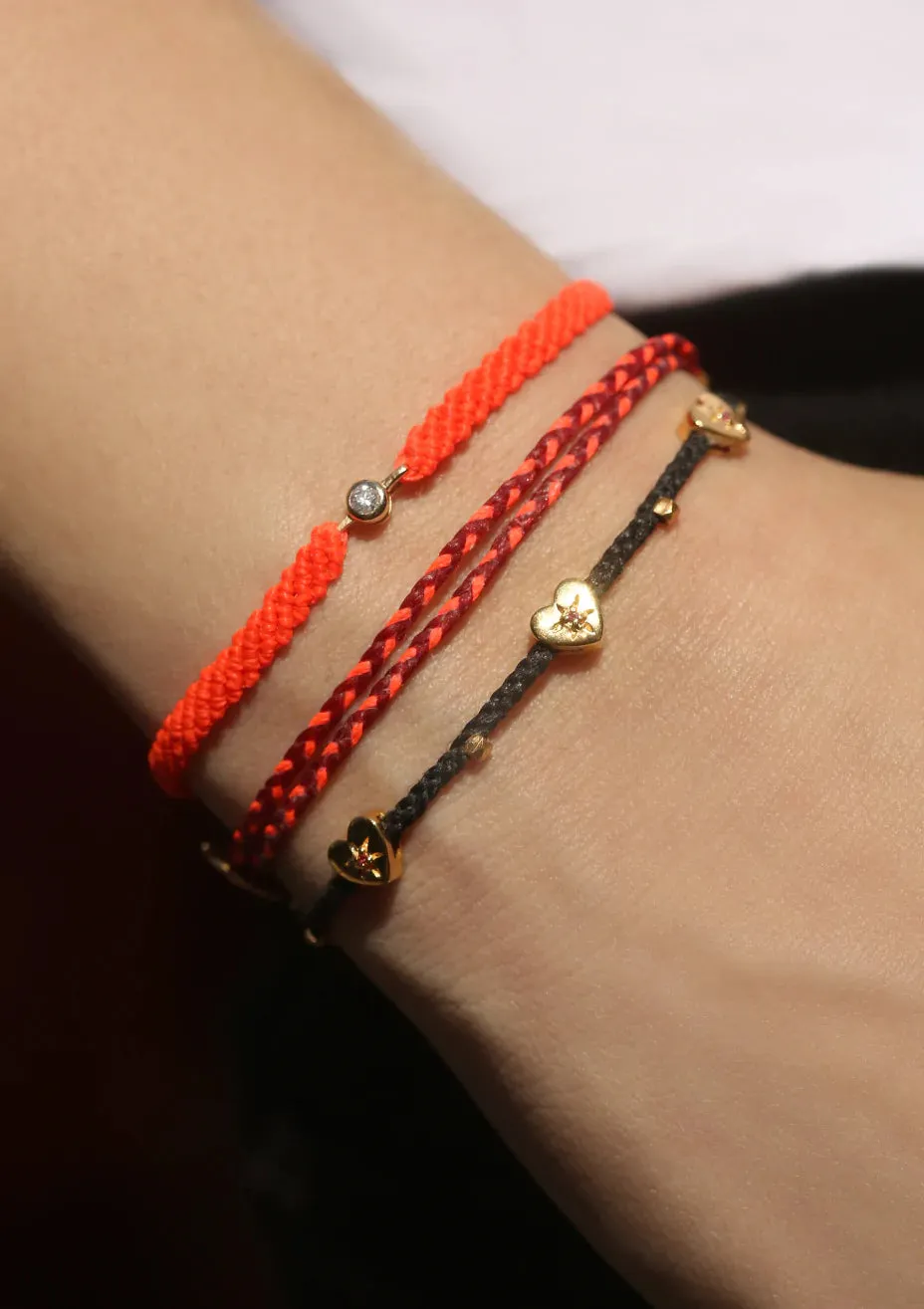 Women's Signature Bracelet in Red and Neon Pink sold by The Jewelry Edit product image thumbnail 2