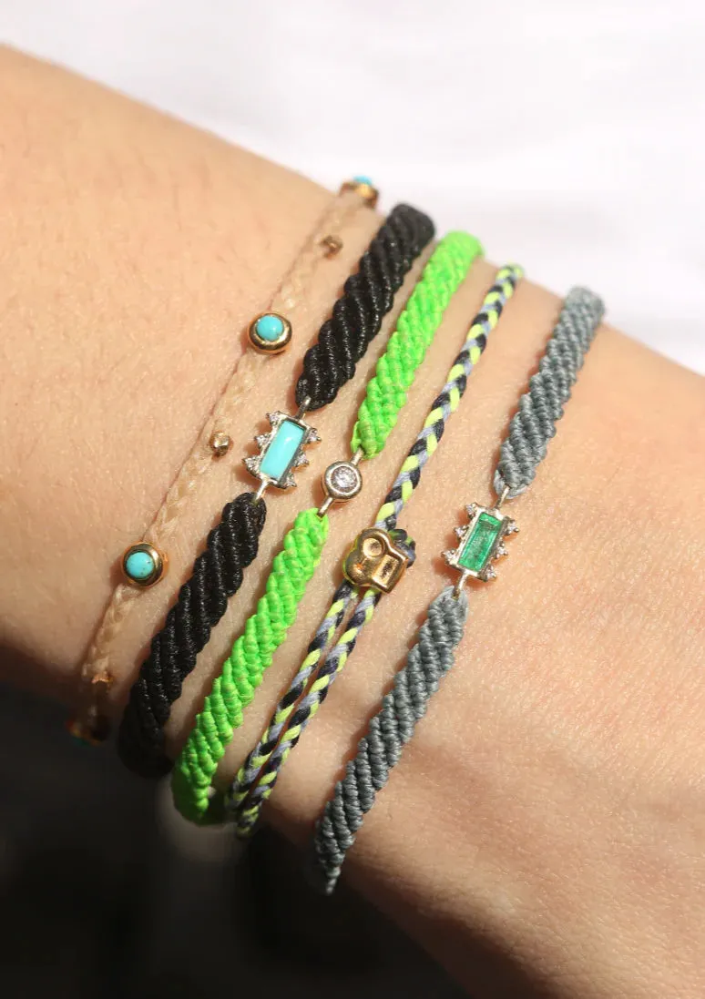 Women's Signature Bracelet in Indigo, Lavender and Neon Yellow sold by The Jewelry Edit product image thumbnail 3