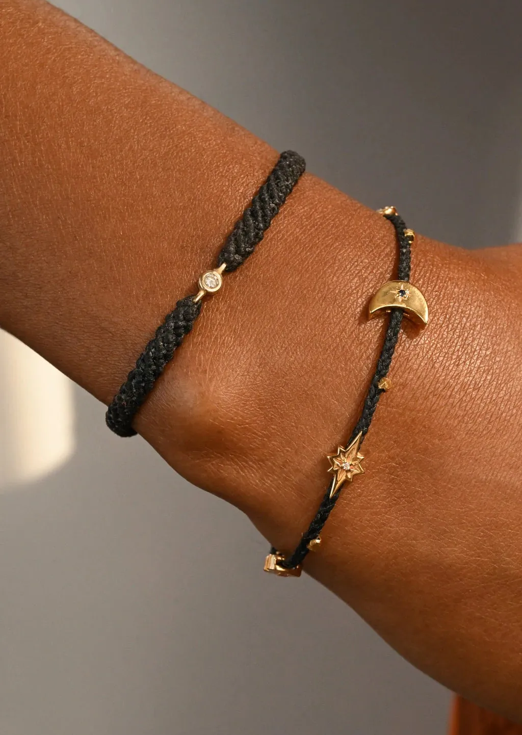 Celestial Charm Bracelet in Black sold by The Jewelry Edit product image thumbnail 2
