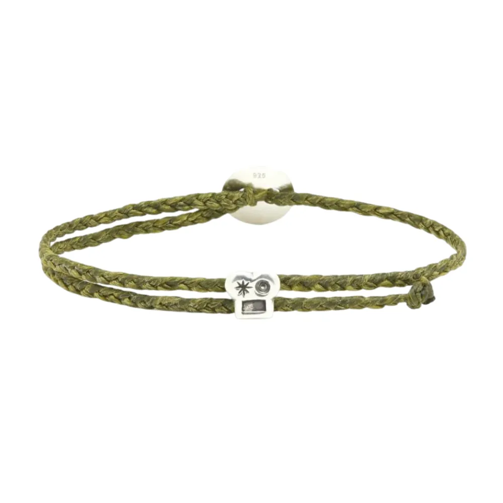 Men's Signature Bracelet in Olive sold by The Jewelry Edit
