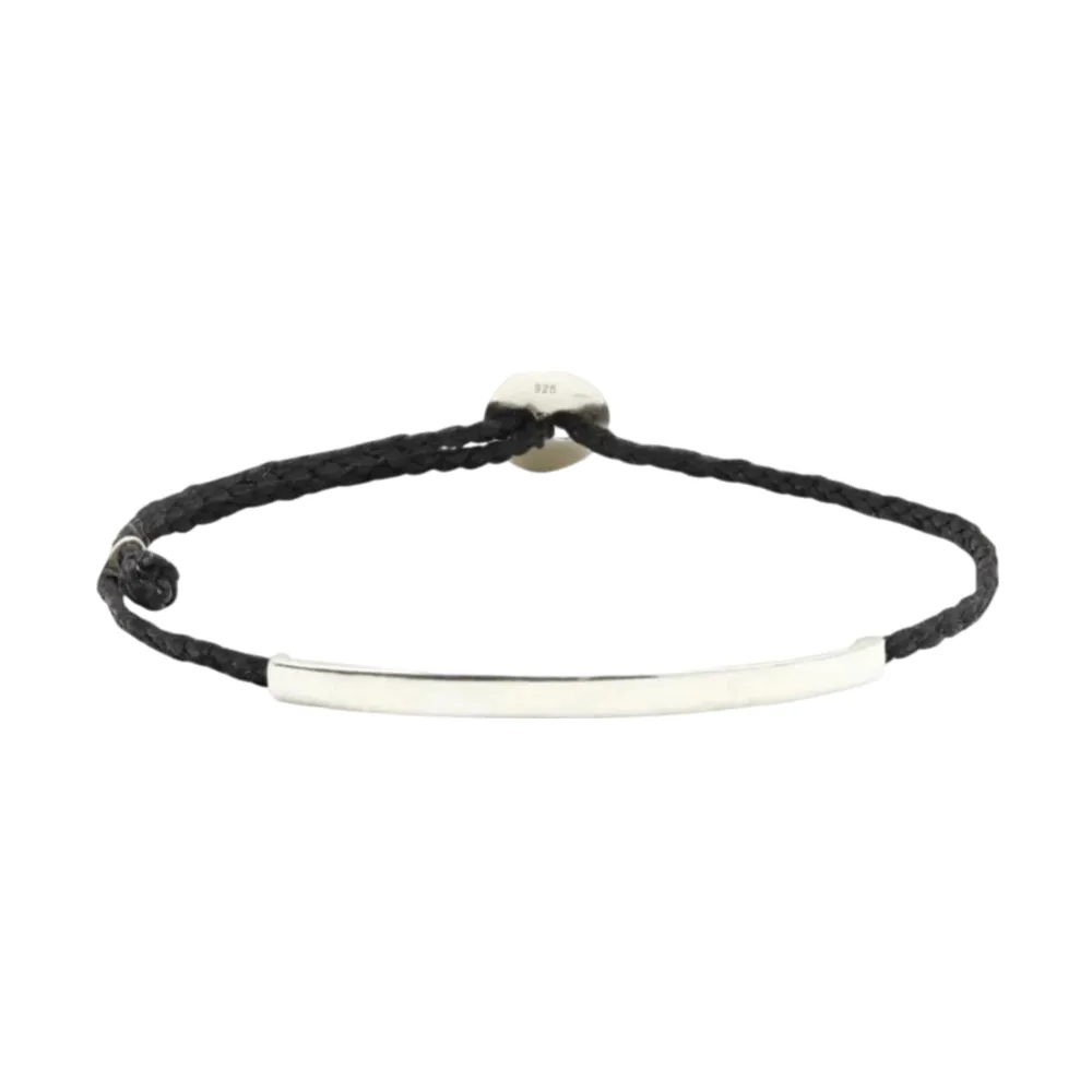 ID Signature Bracelet in Black sold by The Jewelry Edit