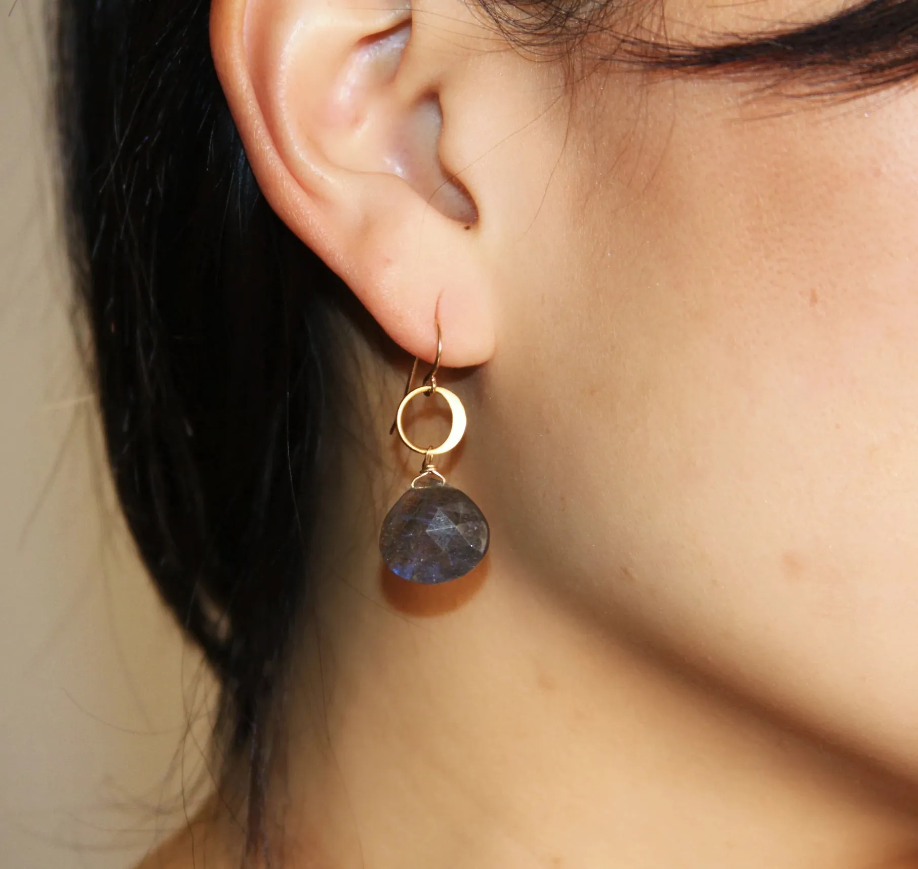 Blue Moon Gem Earrings sold by The Jewelry Edit product image thumbnail 2