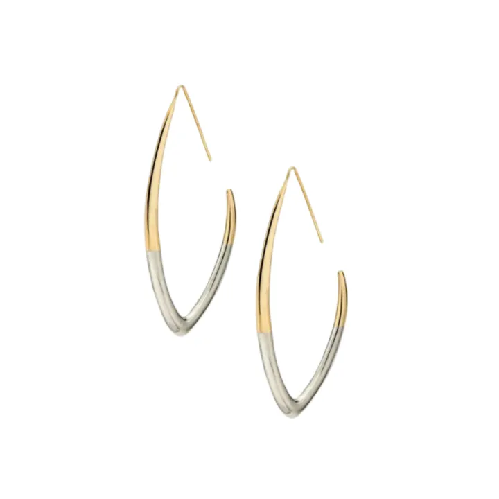 Tulla Outline Threader Earrings sold by The Jewelry Edit