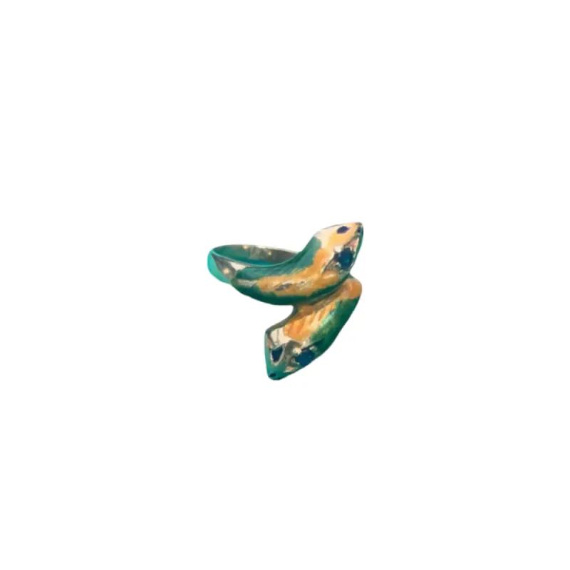 Enamel Snake Ring sold by The Jewelry Edit