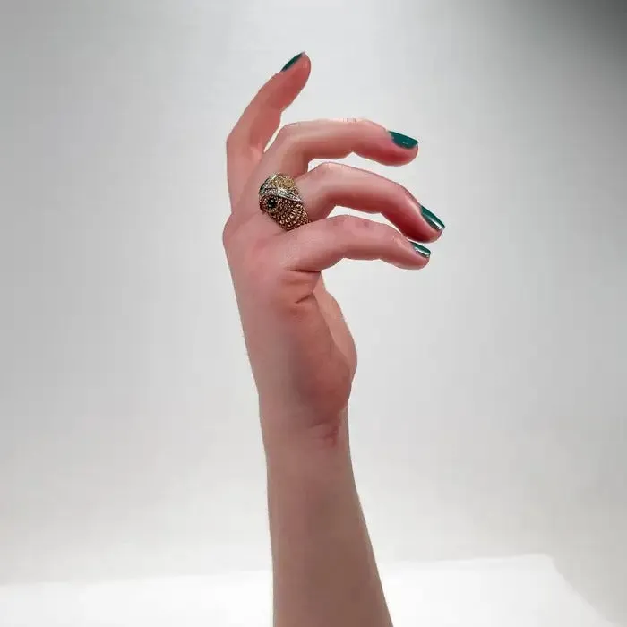 Owl Dome Antique Ring sold by The Jewelry Edit product image thumbnail 2