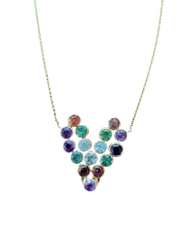 Rainbow Gemstone By Katey Walker sold by The Jewelry Edit