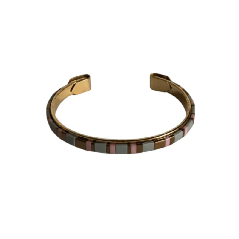 Cotton Candy Glass Cuff sold by The Jewelry Edit