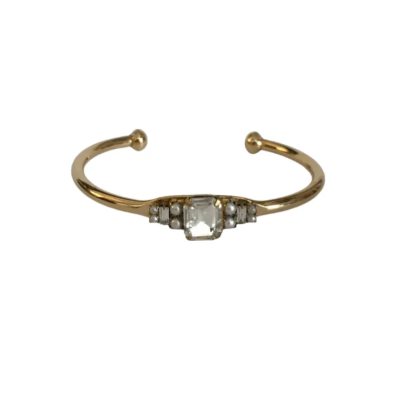 Hollywood Crystal Cuff Bangle sold by The Jewelry Edit