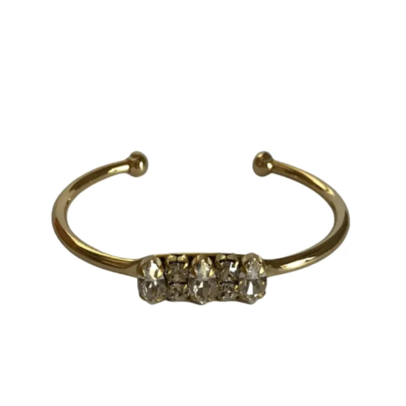 Marquis Crystal Cuff Bangle sold by The Jewelry Edit