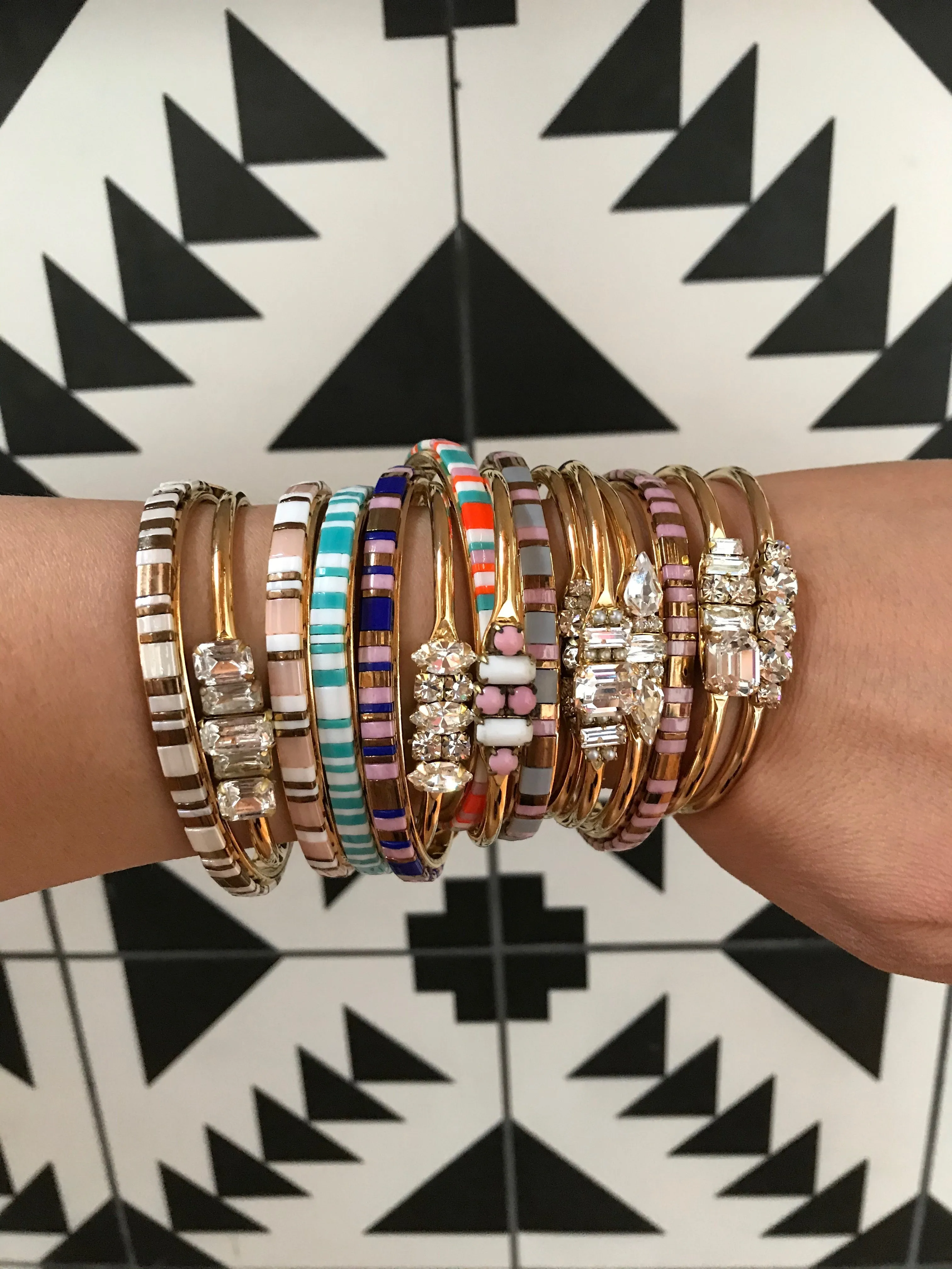 Marquis Crystal Cuff Bangle sold by The Jewelry Edit product image thumbnail 2