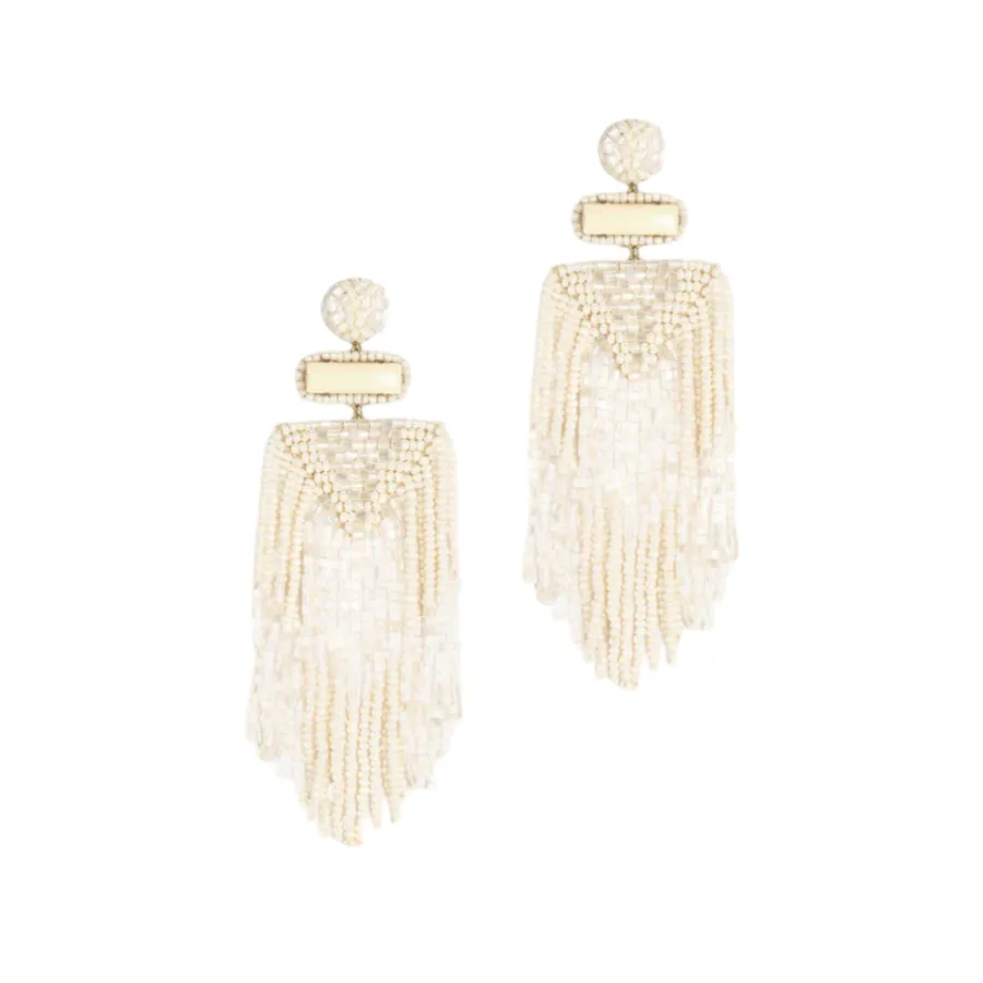 Jody Earrings Ivory sold by The Jewelry Edit