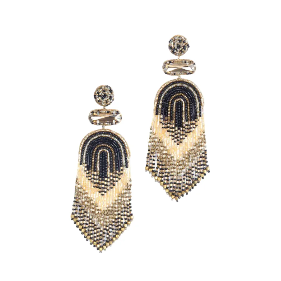 Ishani Earrings Black sold by The Jewelry Edit