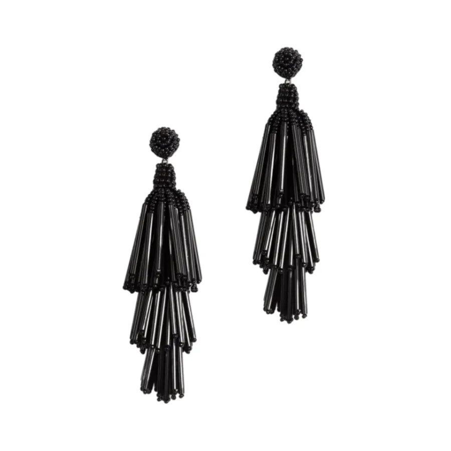 Rain Earrings Black sold by The Jewelry Edit