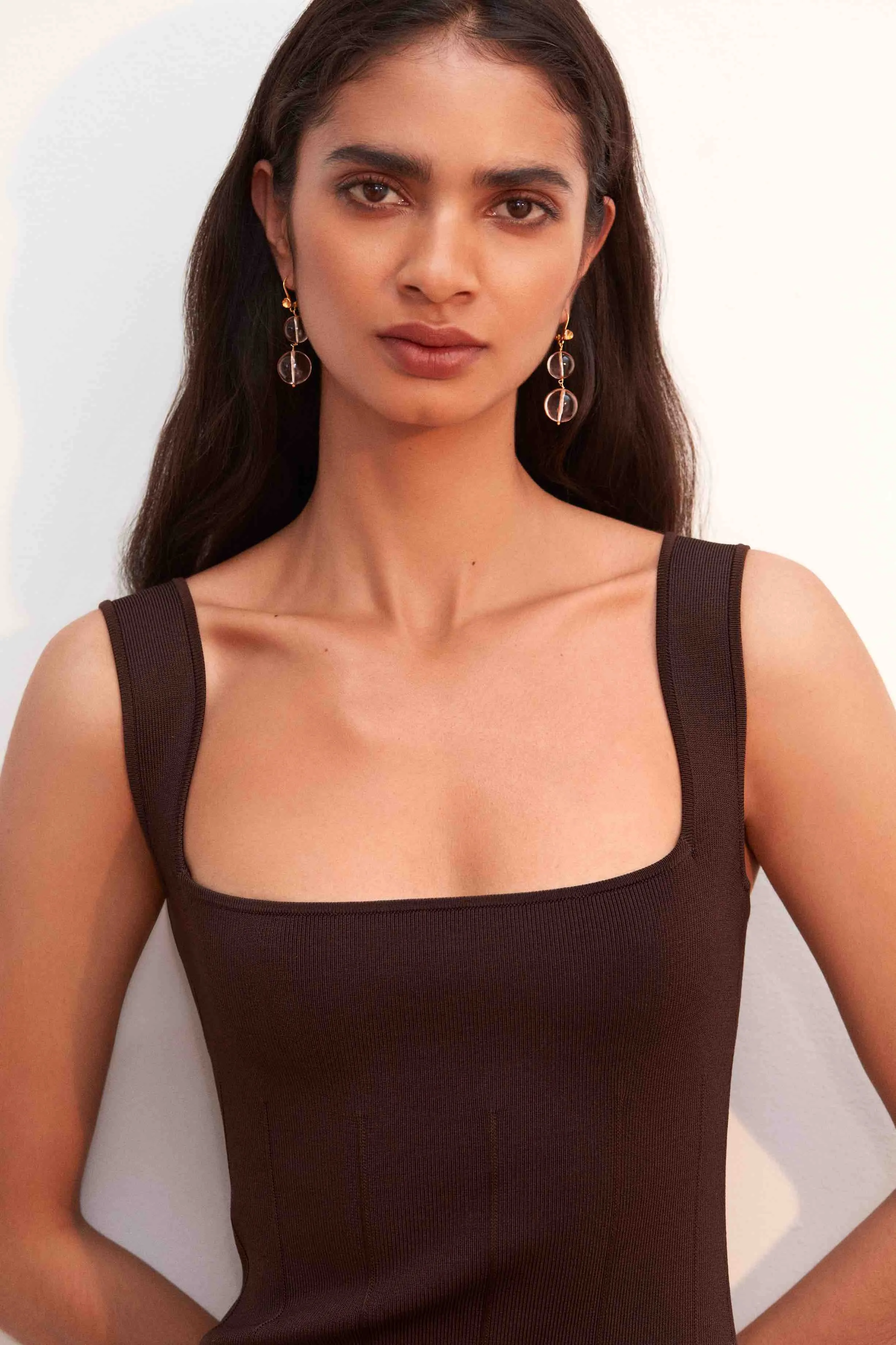 Pernille Earrings Champagne sold by The Jewelry Edit product image thumbnail 2