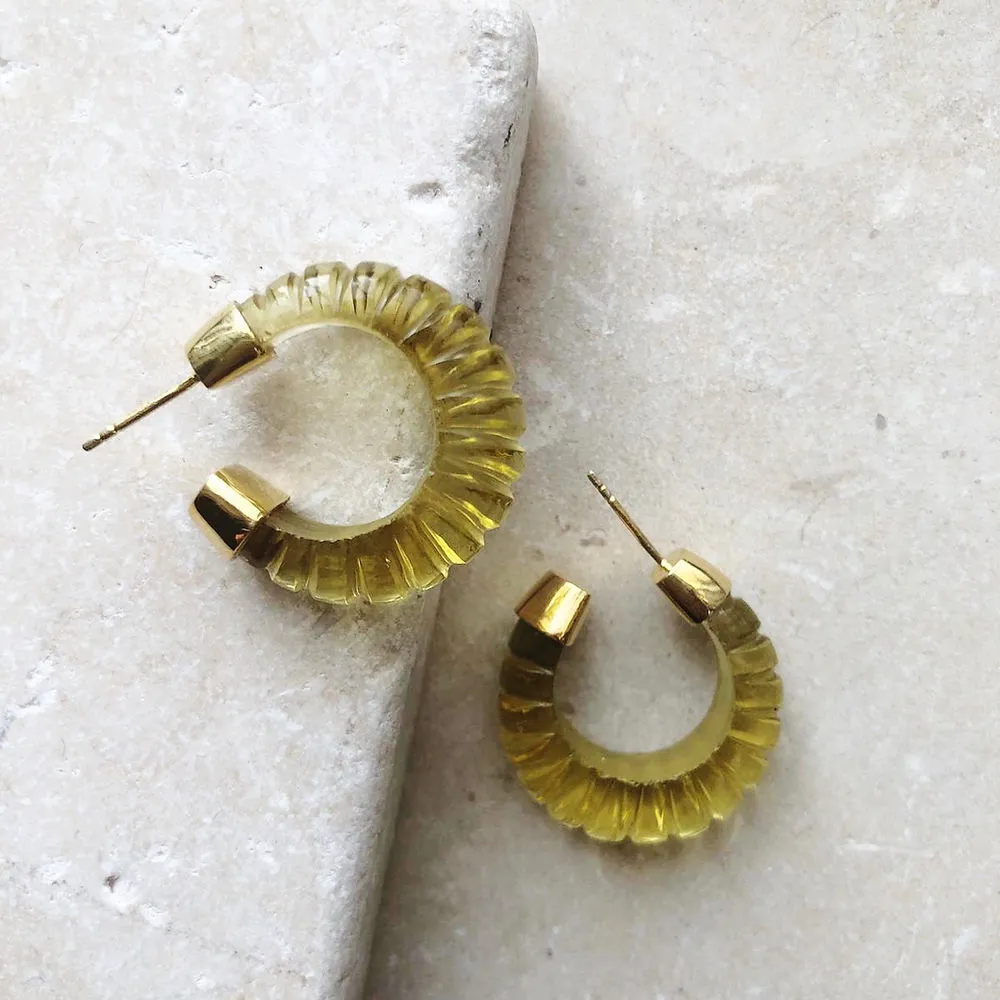 Esme Earrings Lemon sold by The Jewelry Edit product image thumbnail 4