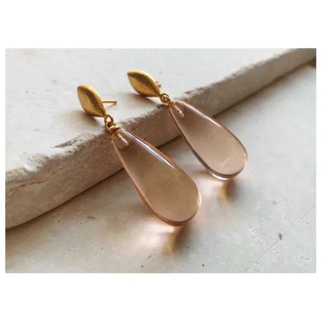 Corine Drop Earrings Champagne sold by The Jewelry Edit product image thumbnail 4