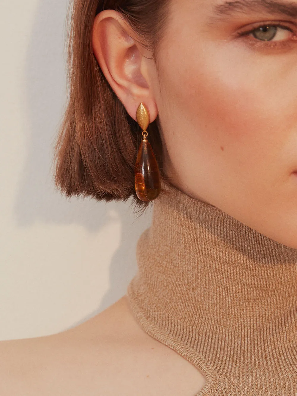 Corine Drop Earrings Champagne sold by The Jewelry Edit product image thumbnail 2