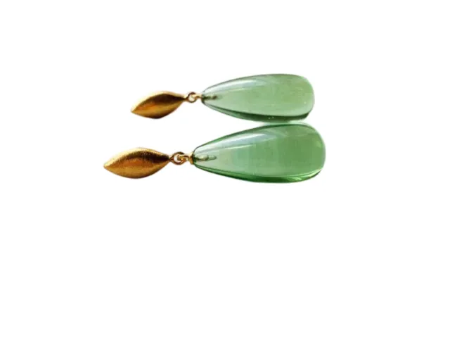 Corine Drop Earrings Green sold by The Jewelry Edit product image thumbnail 2