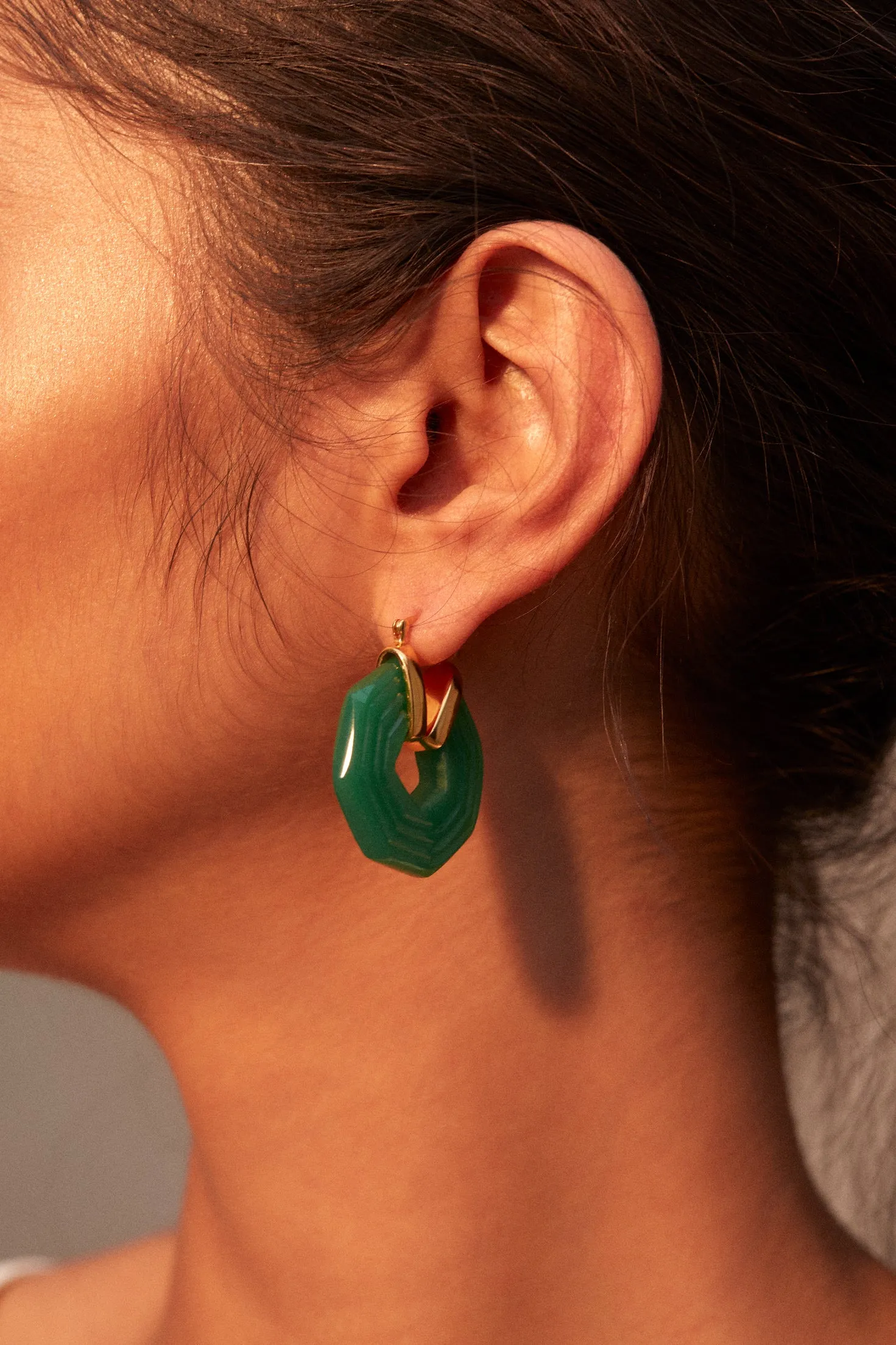 Sphinx Earrings Clear sold by The Jewelry Edit product image thumbnail 4