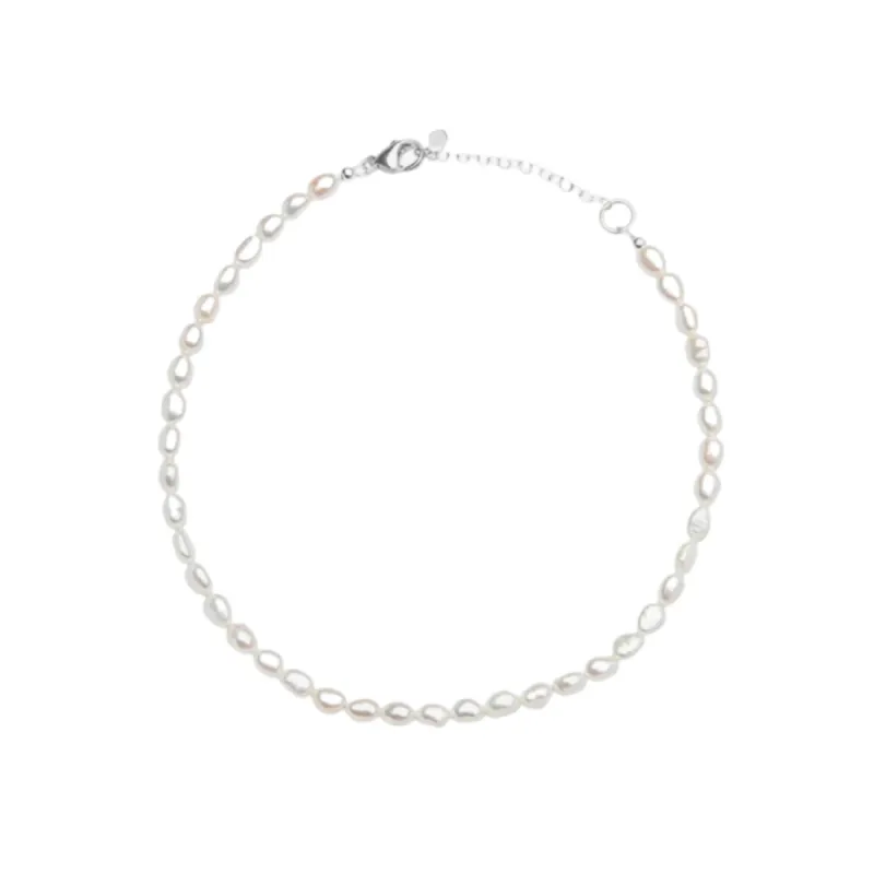 Rice Pearl Necklace sold by The Jewelry Edit