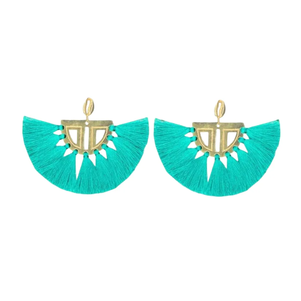 Carmen Earrings Turquoise sold by The Jewelry Edit