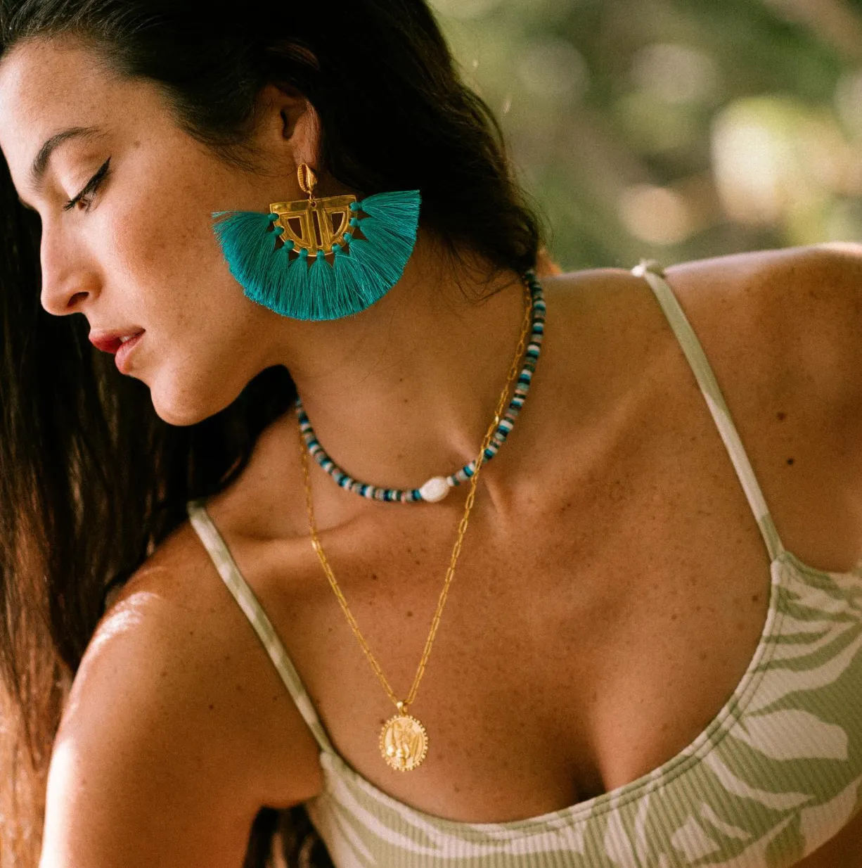 Carmen Earrings Turquoise sold by The Jewelry Edit product image thumbnail 2
