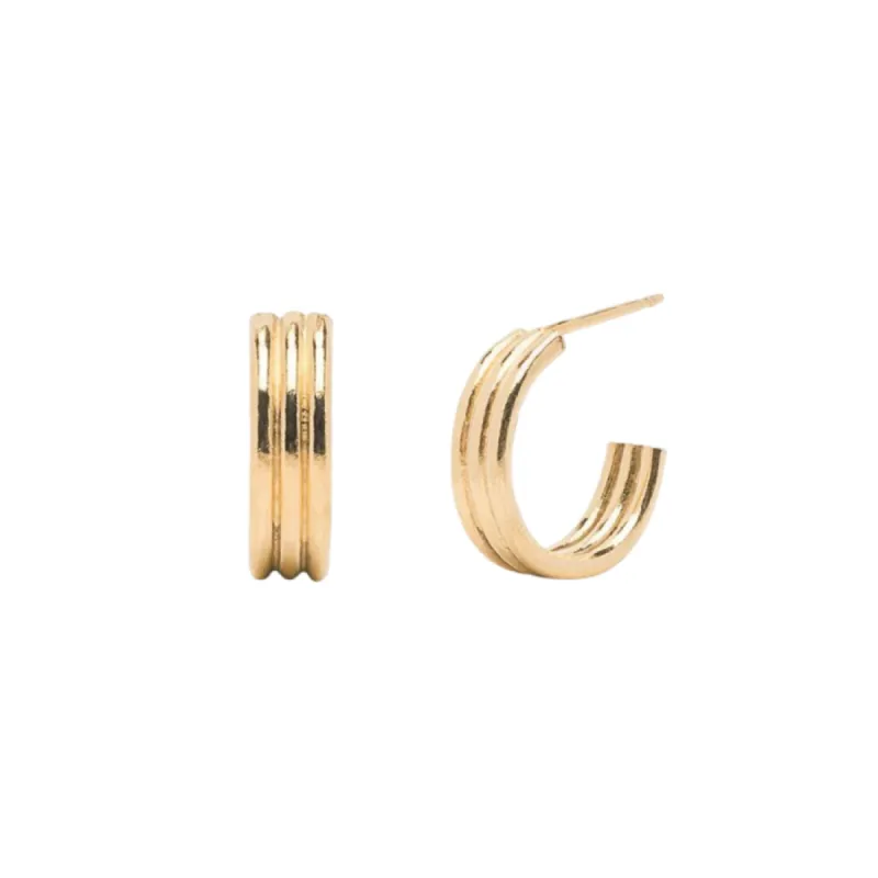Range Hoops sold by The Jewelry Edit