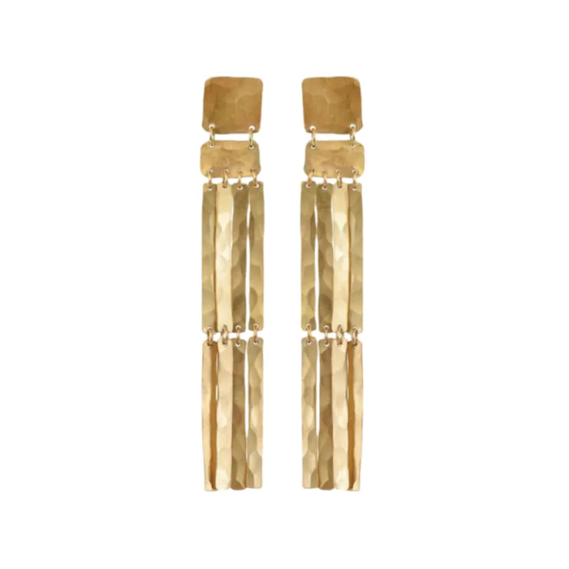 Padme Earrings Gold sold by The Jewelry Edit