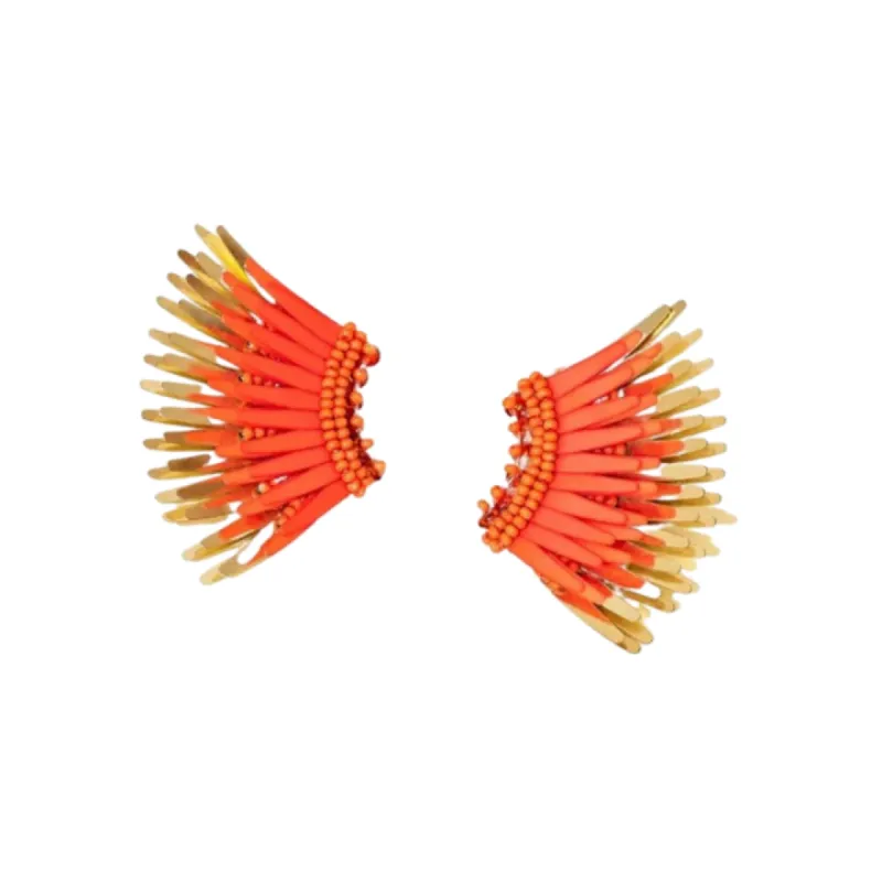 Mini Madeline Earrings Orange sold by The Jewelry Edit