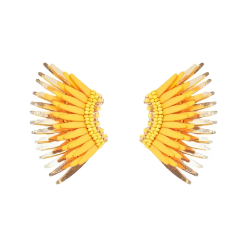 Mini Madeline Earrings Mustard sold by The Jewelry Edit